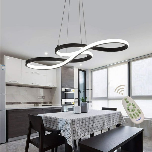 Bright LED Chandelier Long Wave Ceiling Lights Wall Hanging Lamps Kitchen Dining Bright LED Chandelier Long Wave Ceiling Lights Wall Hanging Lamps Kitchen Dining